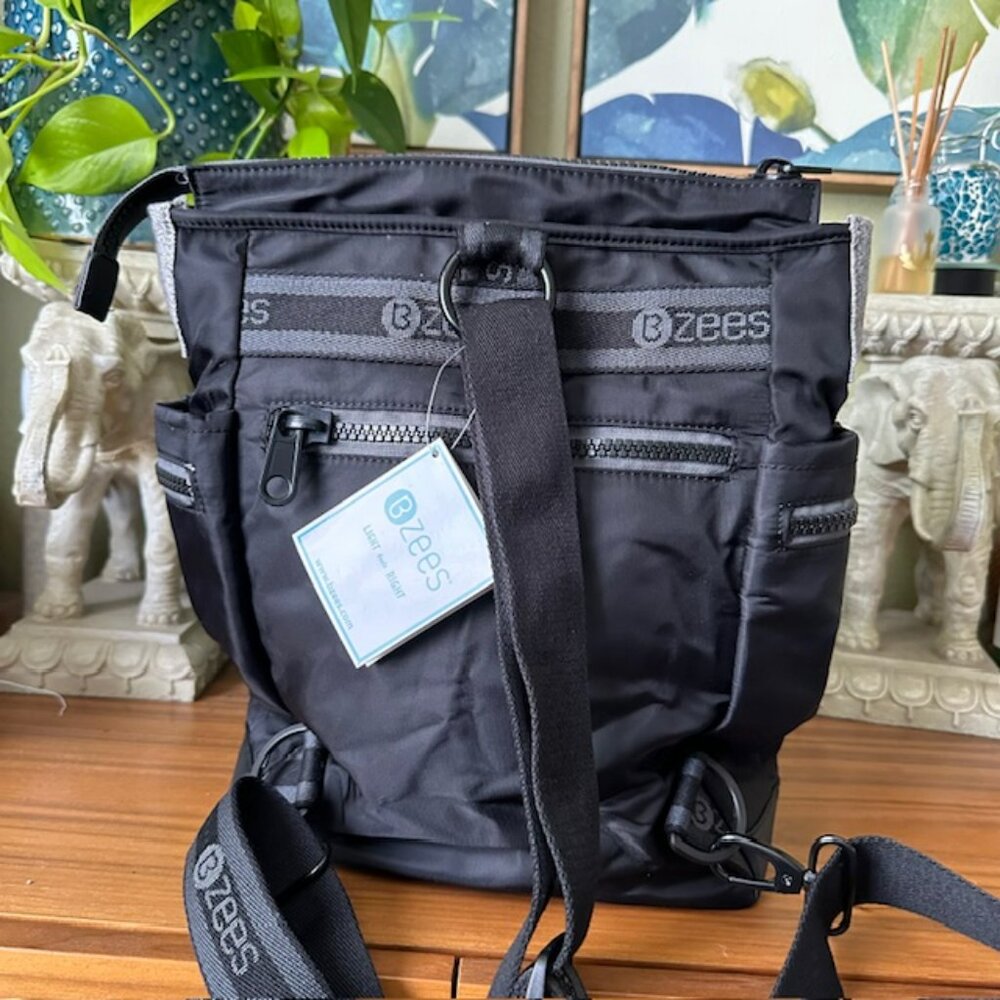 BZees Galaxy Sprightly Tote Black - New - Picture 2 of 7